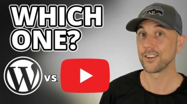 Blog vs. YouTube - Which Should You Start For 2021?