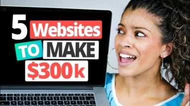 5 BEST Income Streams That Make $300,000 Online (USE THESE WEBSITES)| Marissa Romero