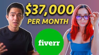 She Makes $37,000 Per Month Writing on Fiverr.. Here's How!
