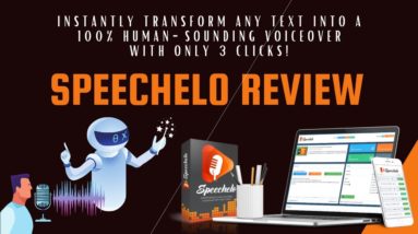🆕speechelo Review 2021 Speechelo Review And Walkthrough Video