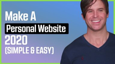 How To Make A Personal Website On WordPress 2020