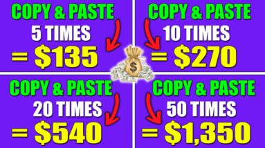 COPY & PASTE 50 Times And GET PAID $1,350 With This Affiliate Marketing Done For You TOOL