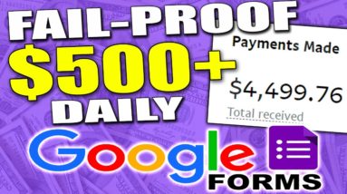 How To Make Money Online Today With Google Forms ($500+ Daily) With Affiliate Marketing!