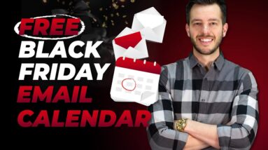 FREE Black Friday Email Promo Calendar