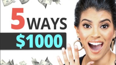 Make $1000+ on YouTube 5 Guaranteed Ways (Make Money on YouTube Go Full-Time)