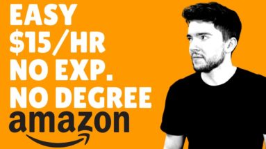Easy Amazon Work-From-Home Jobs $15/Hour Hiring for 2021