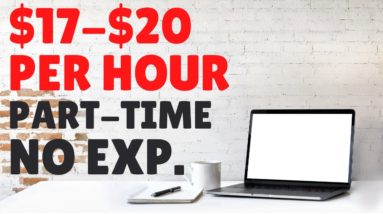 Part-Time $20/Hour Work-From-Home Jobs No Experience Required 2021