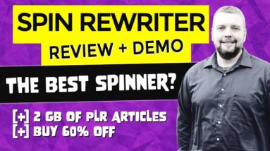 Spin Rewriter 10 Review & Spin Rewriter 10 Full Demo [NEW]