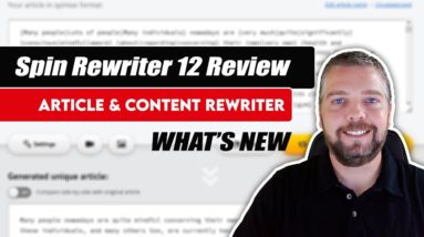 Spin Rewriter 12 Review | Full Demo + Updates