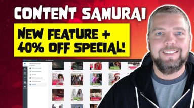 [Vidnami] Content Samurai NEW Feature + Demo + 40% Off
