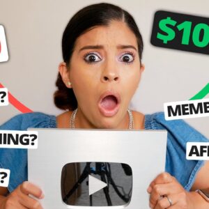 How I made my first $100k on Youtube (as a small creator)