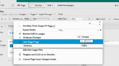 how to hide page title in wordpress